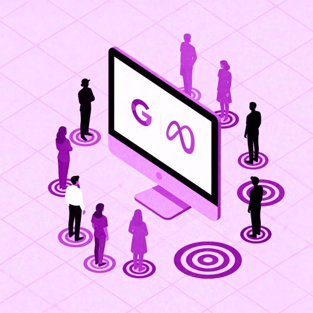 Google and Meta Ads Illustration